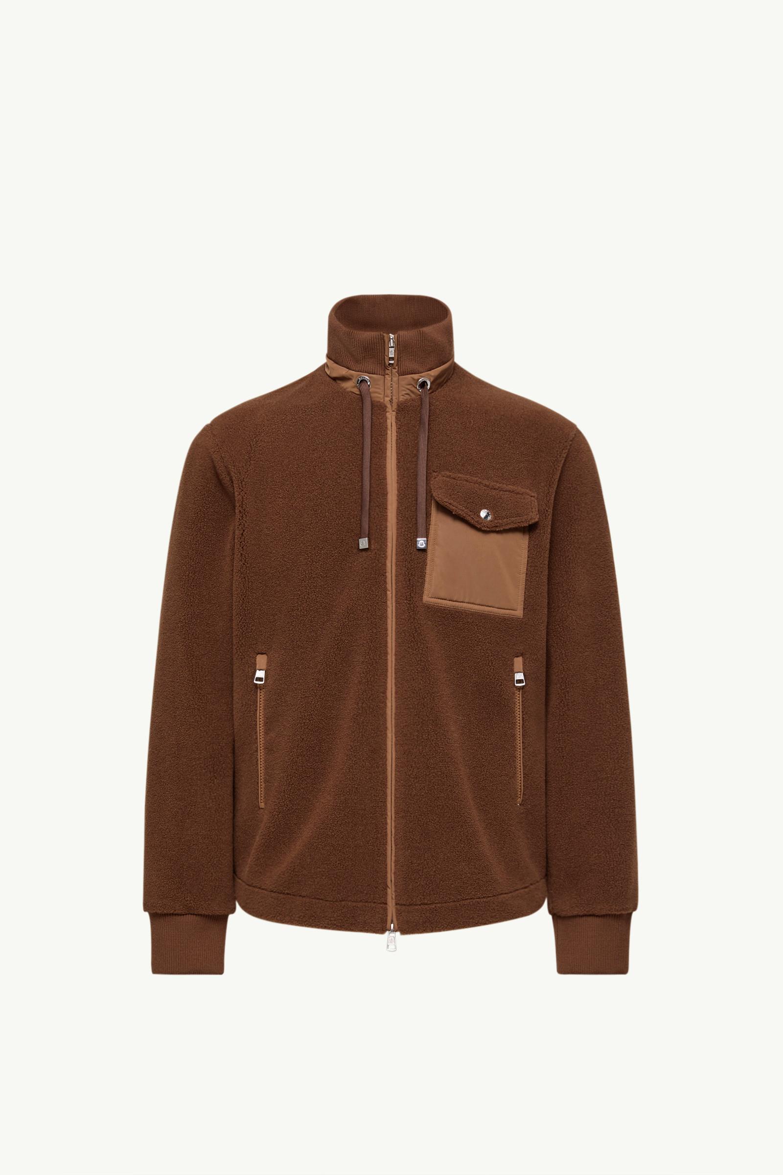 Padded Teddy Zip-Up Sweatshirt by MONCLER