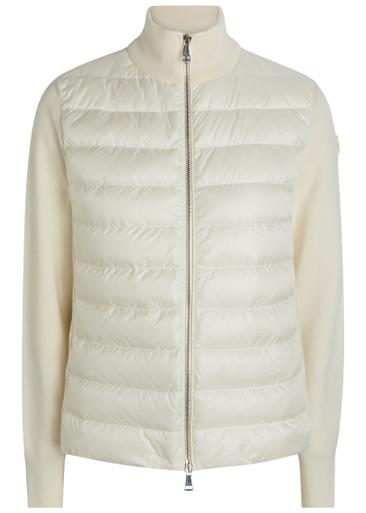 Padded wool and nylon jacket by MONCLER
