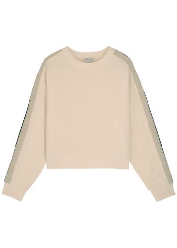Panelled cotton sweatshirt by MONCLER