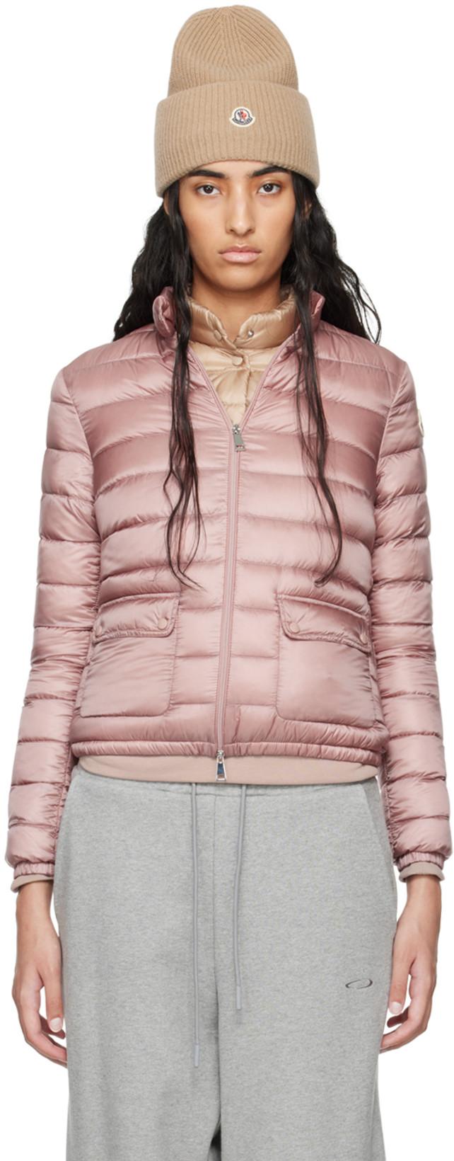 Pink Lans Down Jacket by MONCLER