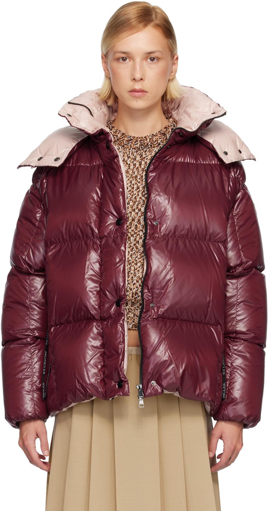 Pink Parana Hooded Short Down Jacket by MONCLER