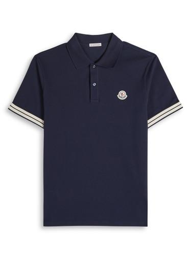 Piqué cotton polo shirt by MONCLER