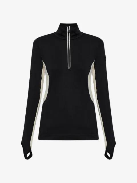 Polartec® panelled half-zip top by MONCLER