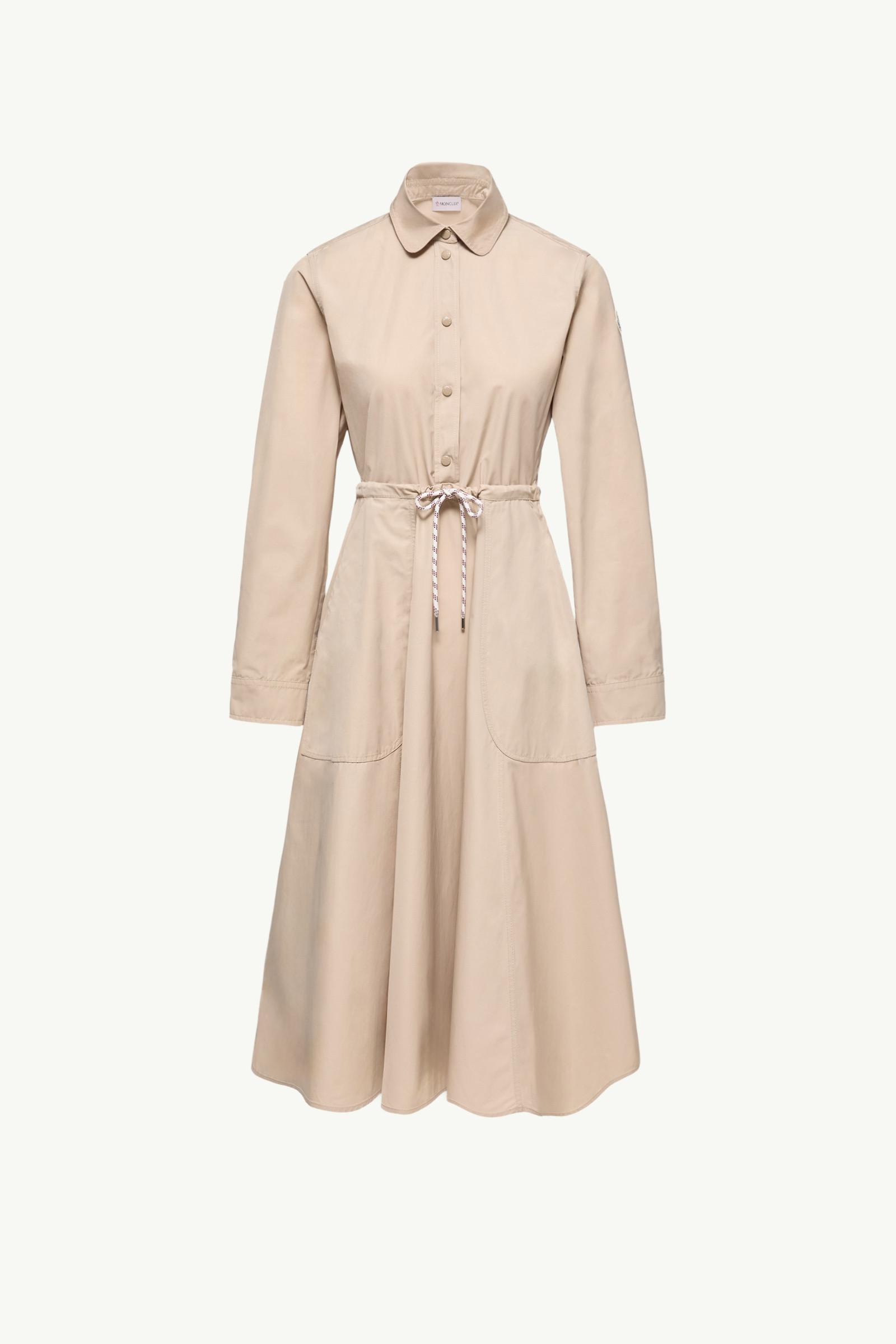 Poplin Midi Shirt Dress by MONCLER
