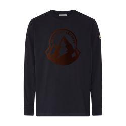 Printed long-sleeved t-shirt by MONCLER