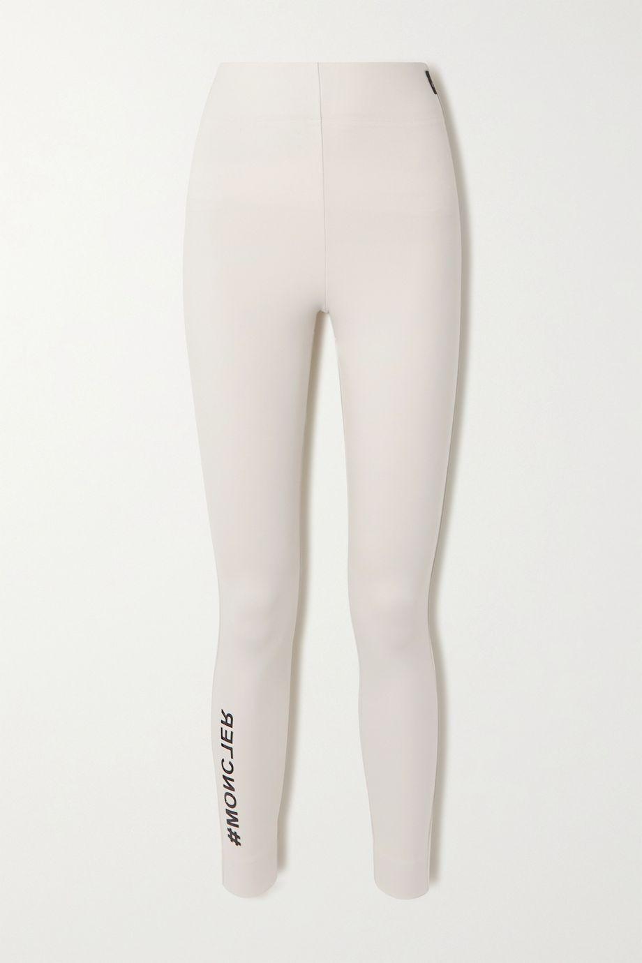 Printed stretch-jersey leggings by MONCLER