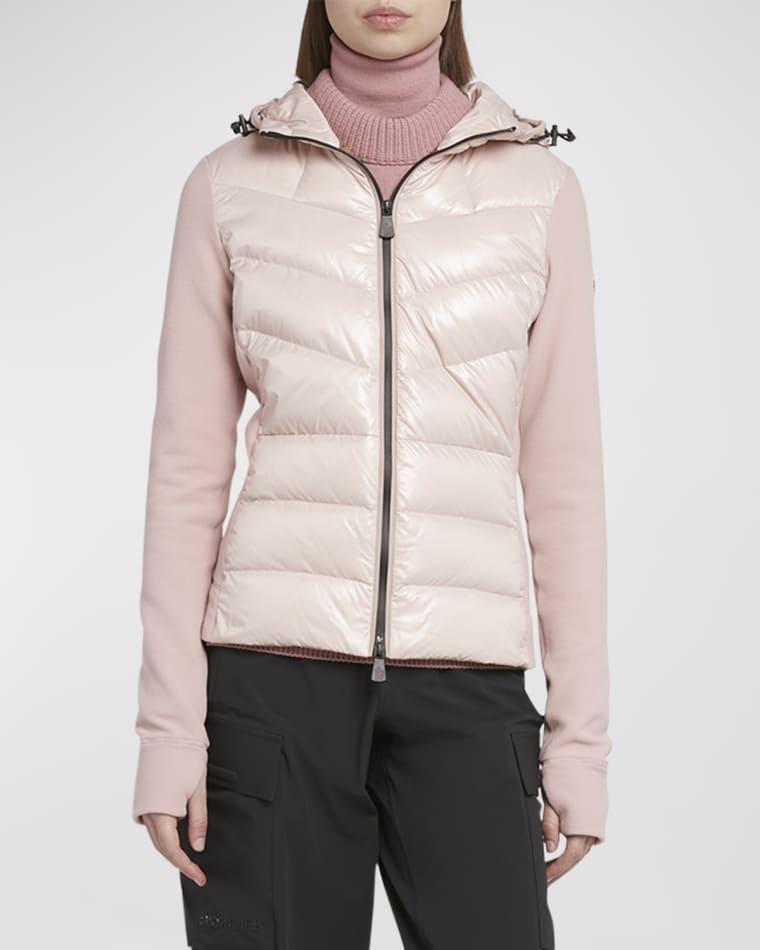 Puffer Polar Fleece Zip-Up Cardigan by MONCLER