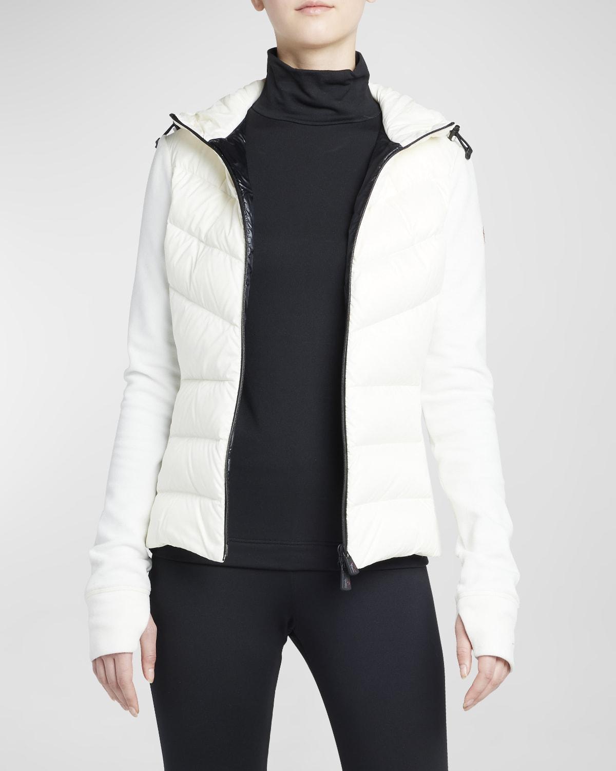 Puffer Zip-Up Cardigan by MONCLER