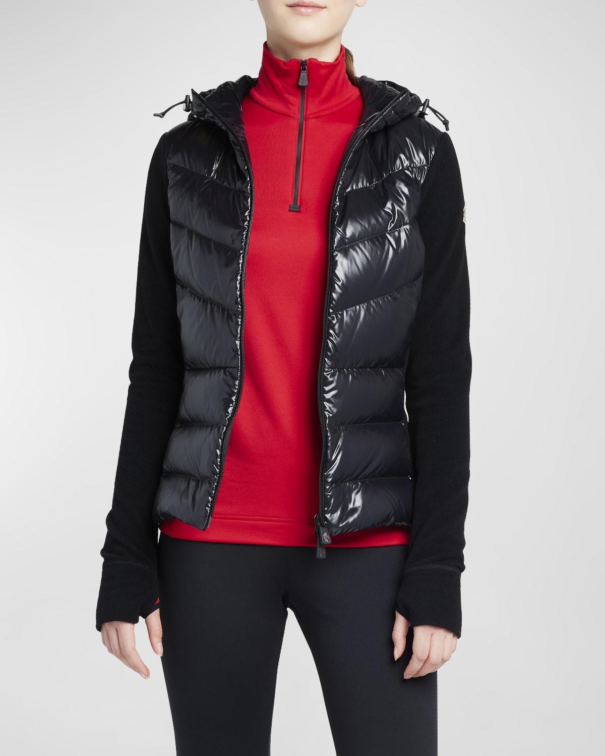 Puffer Zip-Up Cardigan by MONCLER