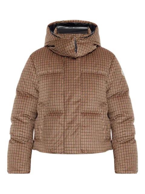 Quierzy houndstooth-pattern padded jacket by MONCLER