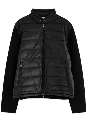 Quilted nylon and wool jacket by MONCLER