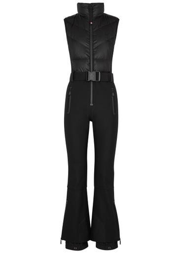Quilted shell and stretch-nylon ski suit by MONCLER