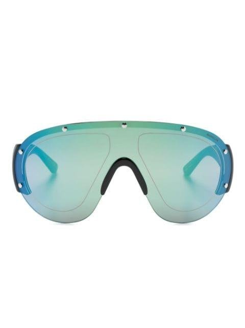 Rapide shield-frame sunglasses by MONCLER