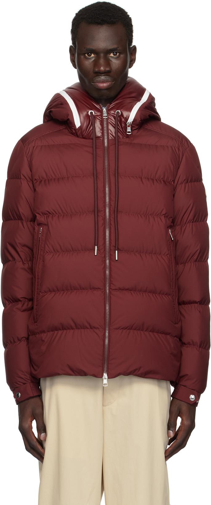 Red Cardere Short Down Jacket by MONCLER