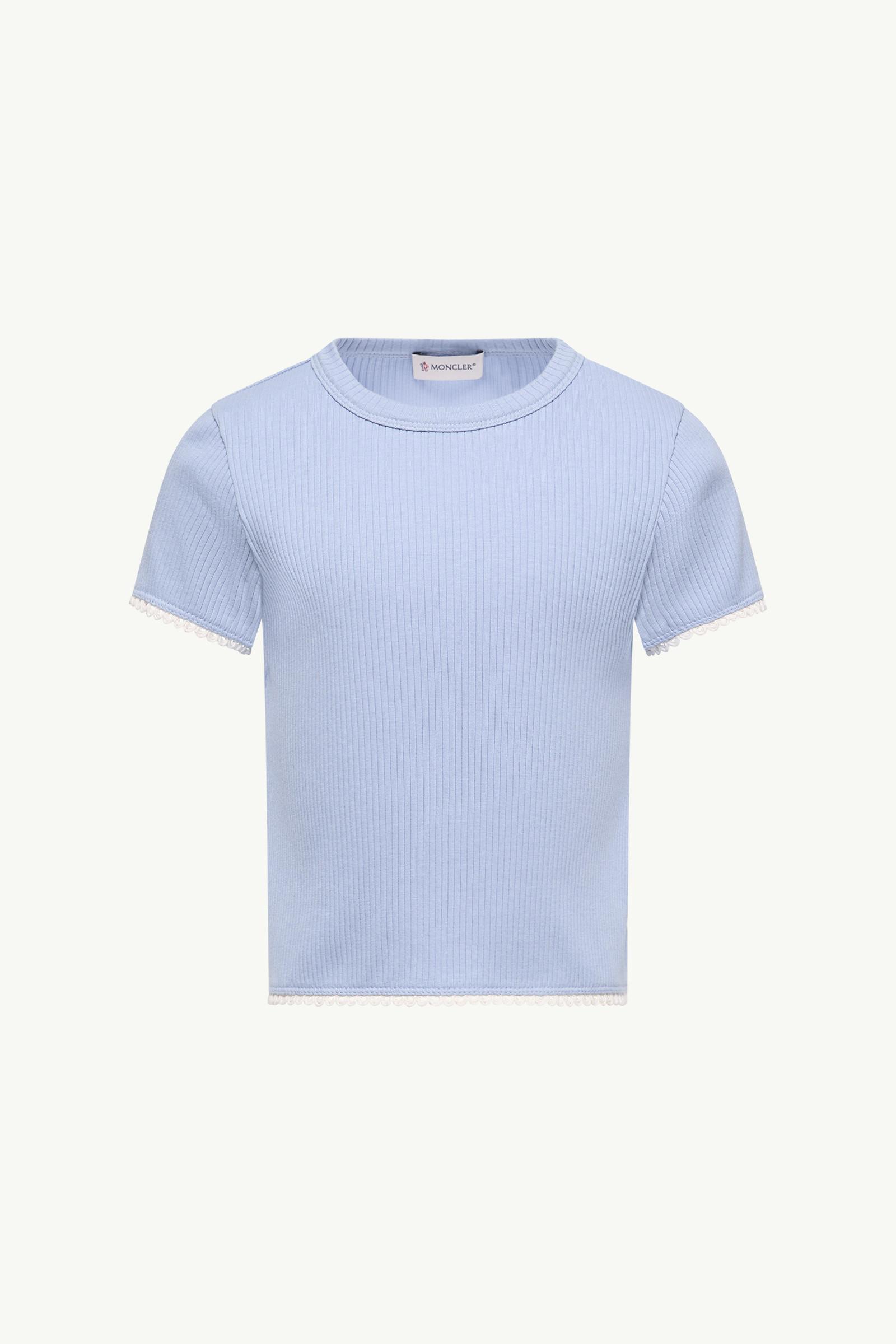 Ribbed Cotton T-Shirt by MONCLER