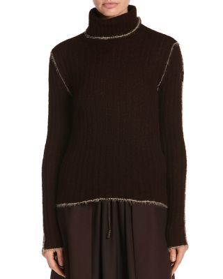 Ribbed Turtleneck Sweater by MONCLER