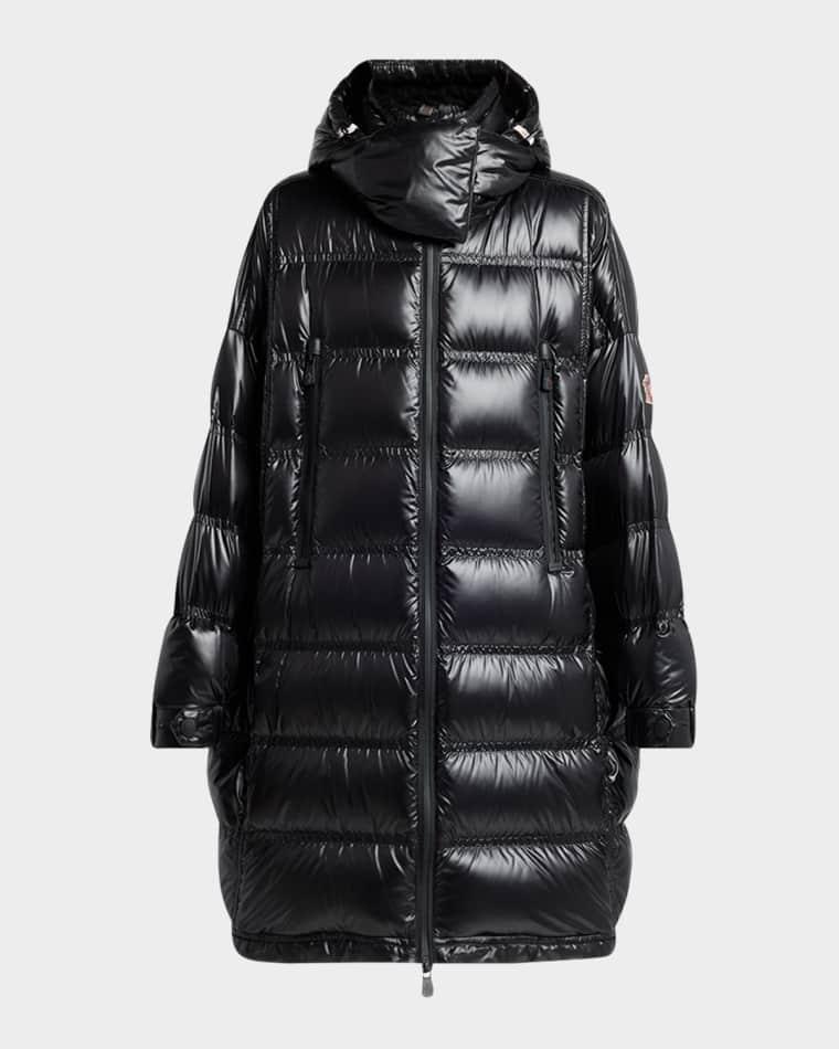 Rochelairs Hooded Long Down Jacket by MONCLER