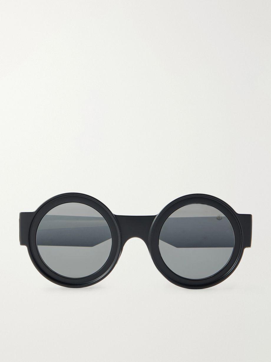 Round-frame acetate sunglasses by MONCLER
