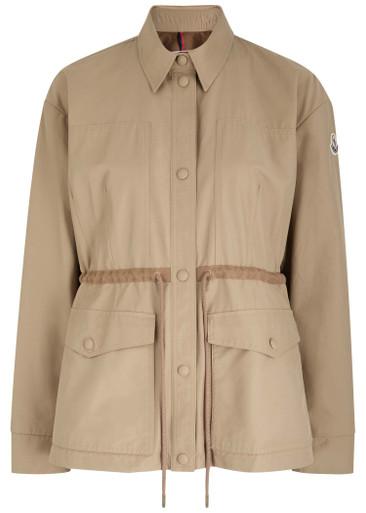 Saulon cotton-blend poplin parka by MONCLER
