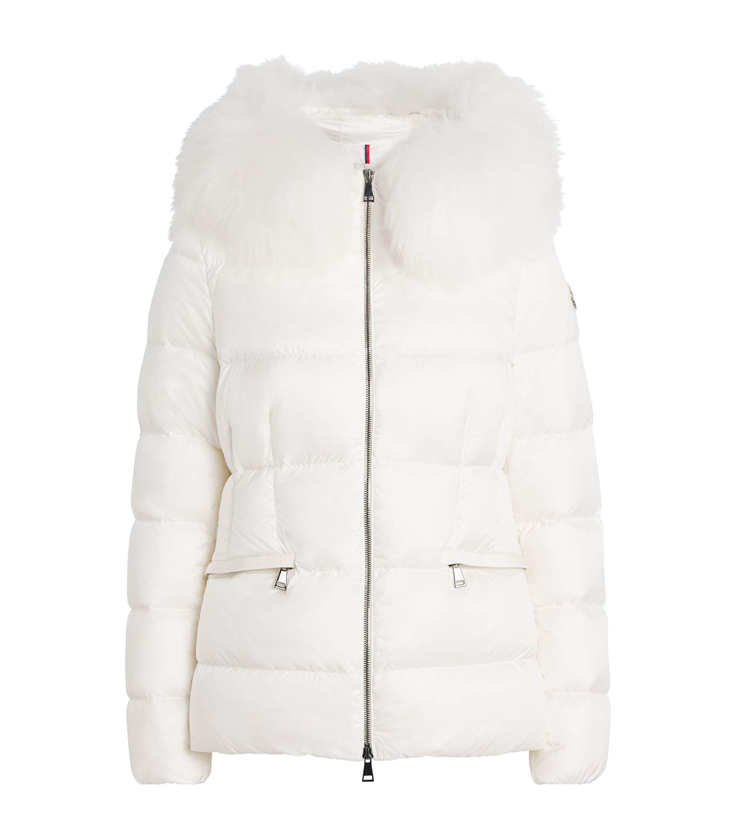 Shearling-Trim Boed Puffer Jacket by MONCLER