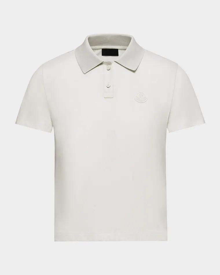 Short-Sleeve Logo Polo by MONCLER