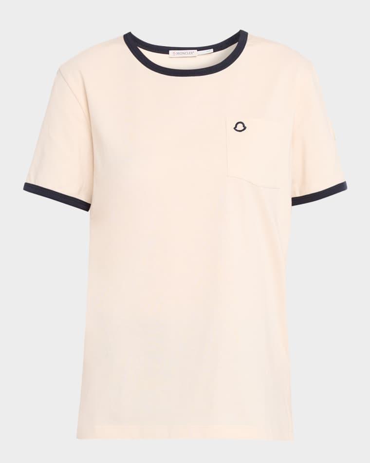 Short-Sleeve Ringer Tee by MONCLER
