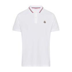 Short-sleeved polo shirt with logo by MONCLER