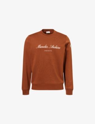 Signature Logo-Print Cotton-Blend Sweatshirt by MONCLER