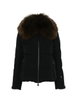 Sioule shearling-trimmed insulated ski jacket by MONCLER Sioule shearling-trimmed insulated ski jacket by MONCLER