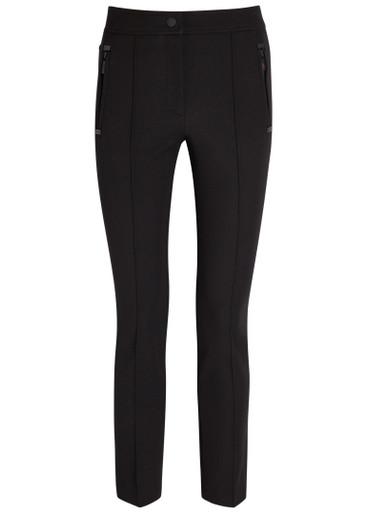 Slim-leg twill ski trousers by MONCLER