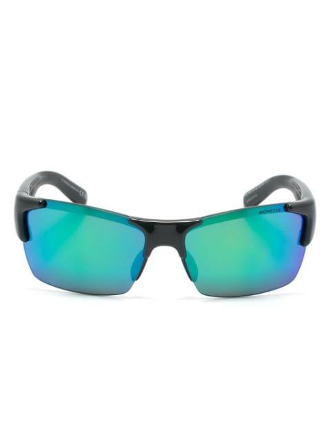 Spectron rectangle-frame sunglasses by MONCLER
