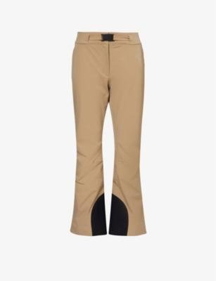 Straight-leg mid-rise stretch-woven ski trousers by MONCLER
