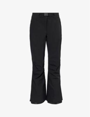 Straight-leg mid-rise stretch-woven ski trousers by MONCLER