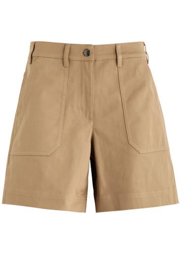 Stretch-cotton twill shorts by MONCLER