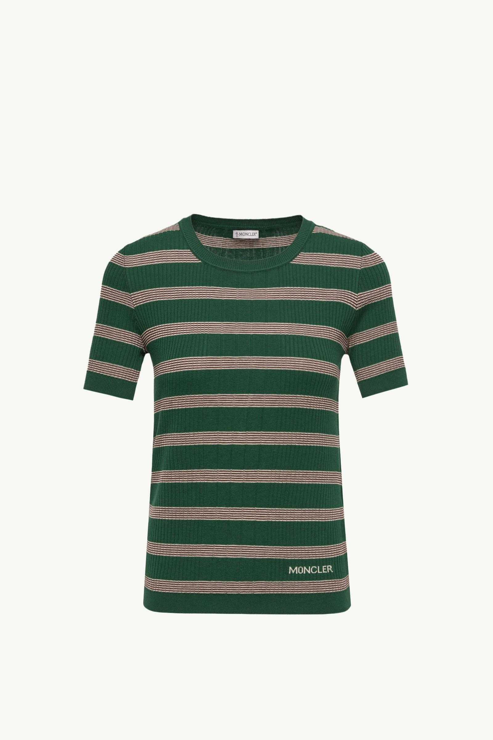 Striped Cotton T-Shirt by MONCLER