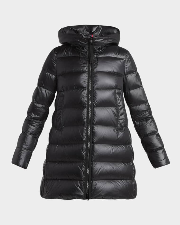 Suyenne Hooded Long Down Parka by MONCLER