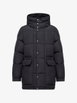 Sylmara quilted hoodied coat jacket by MONCLER Sylmara quilted hoodied coat jacket by MONCLER