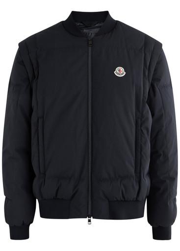 Taku logo padded shell bomber jacket by MONCLER