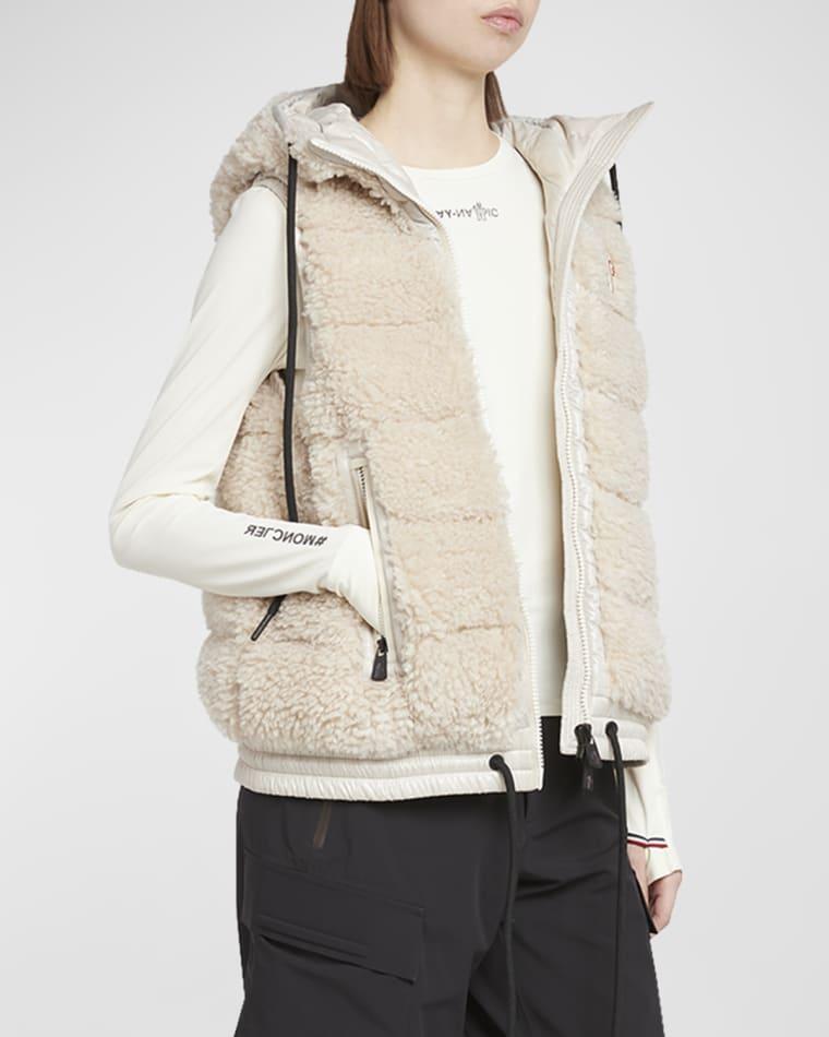 Teddy Fleece Puffer Vest by MONCLER