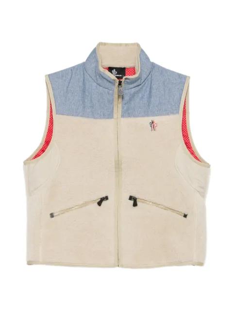 Teddy & Chambray gilet by MONCLER