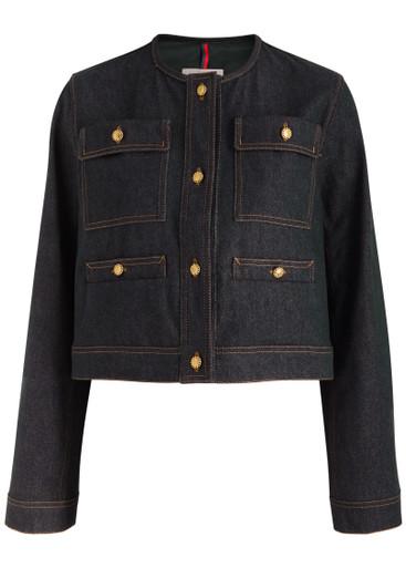 Tencin stretch-denim jacket by MONCLER
