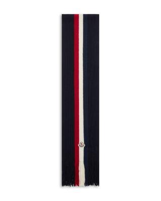 Tricolor Wool Scarf by MONCLER
