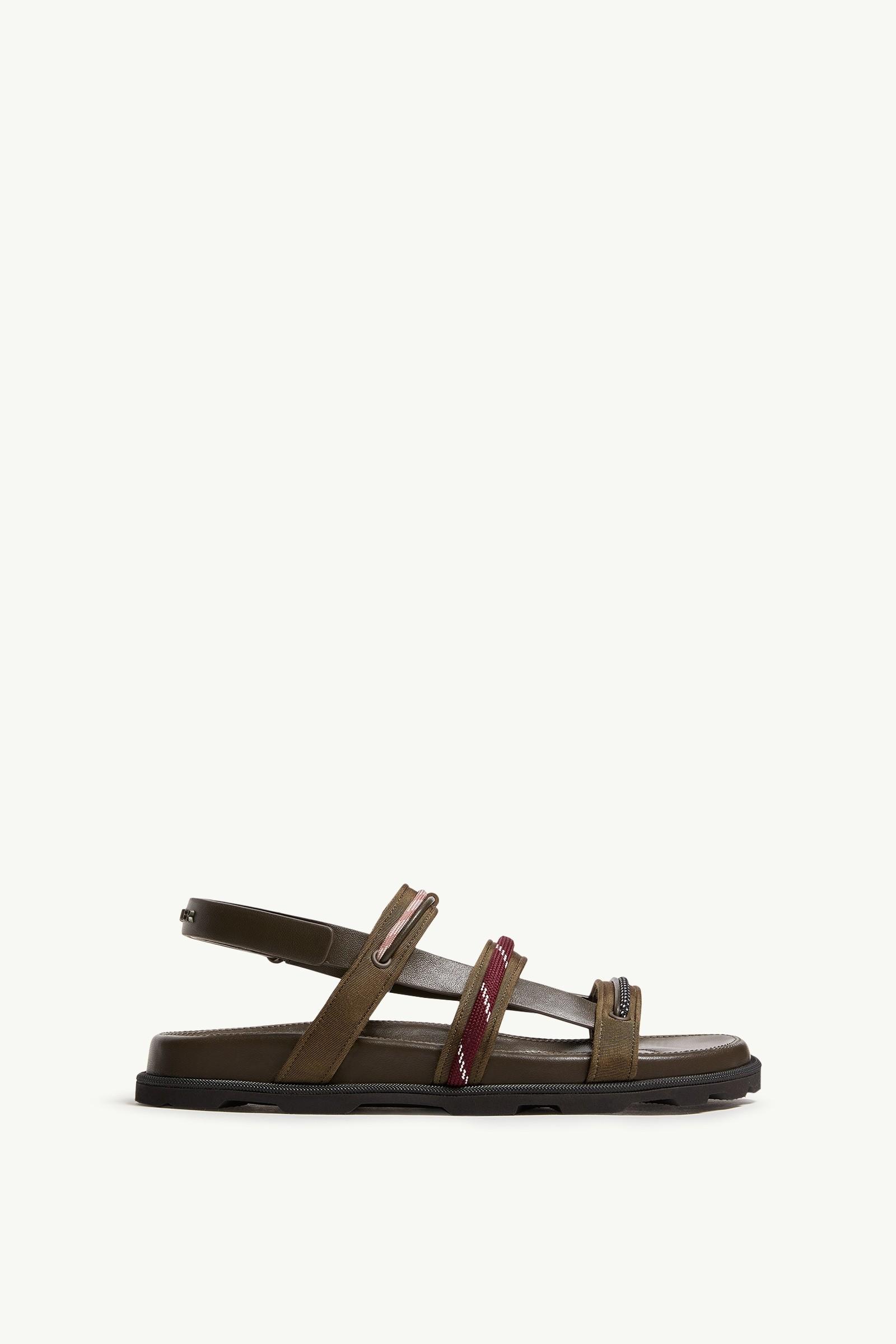 Vera Isla Leather Sandals by MONCLER