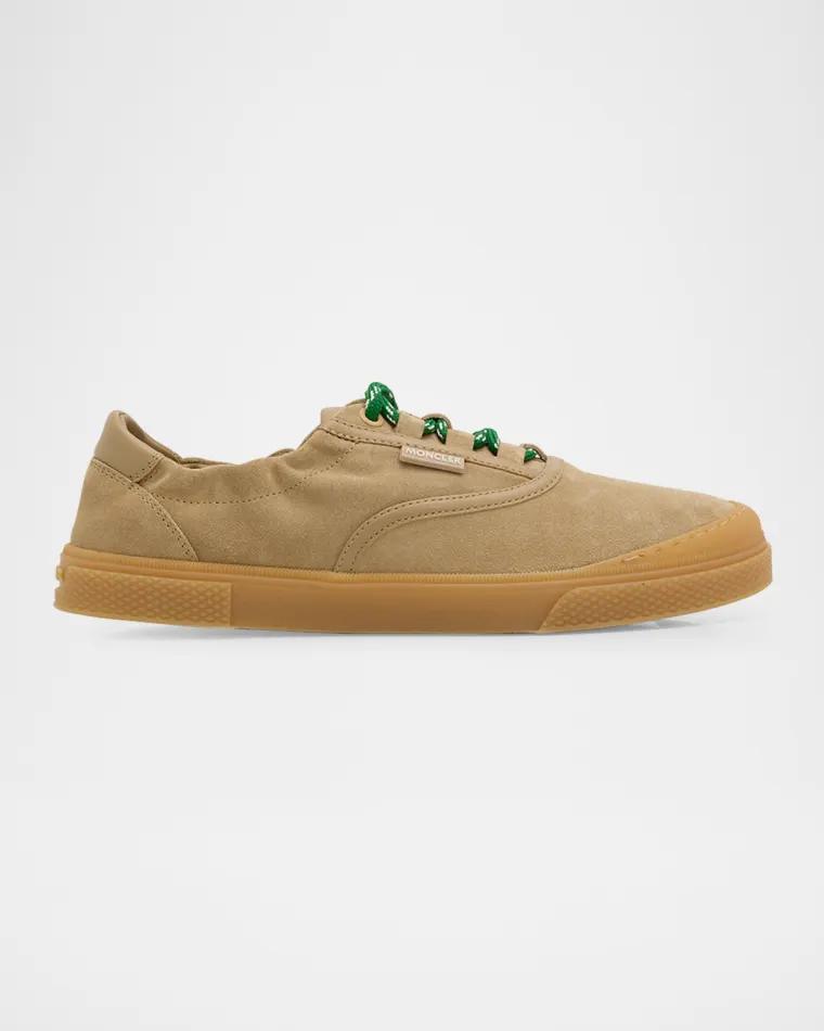 Vera Leisure Suede Low-Top Sneakers by MONCLER