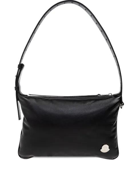 Vetta leather logo-plaque shoulder bag by MONCLER