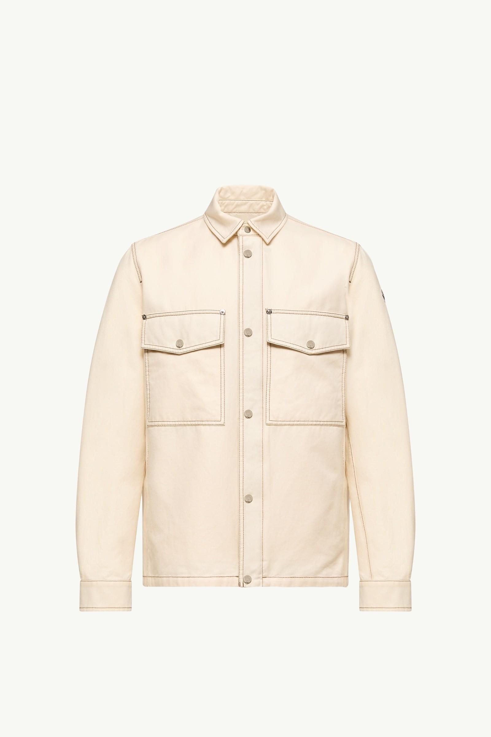 Watagua Cotton & Linen Blend Shirt Jacket by MONCLER