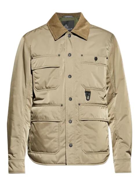 Waterton corduroy-collar down jacket by MONCLER