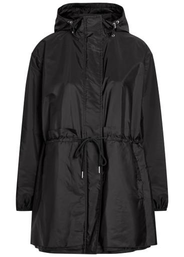 Weteau drawstring hoodied nylon jacket by MONCLER