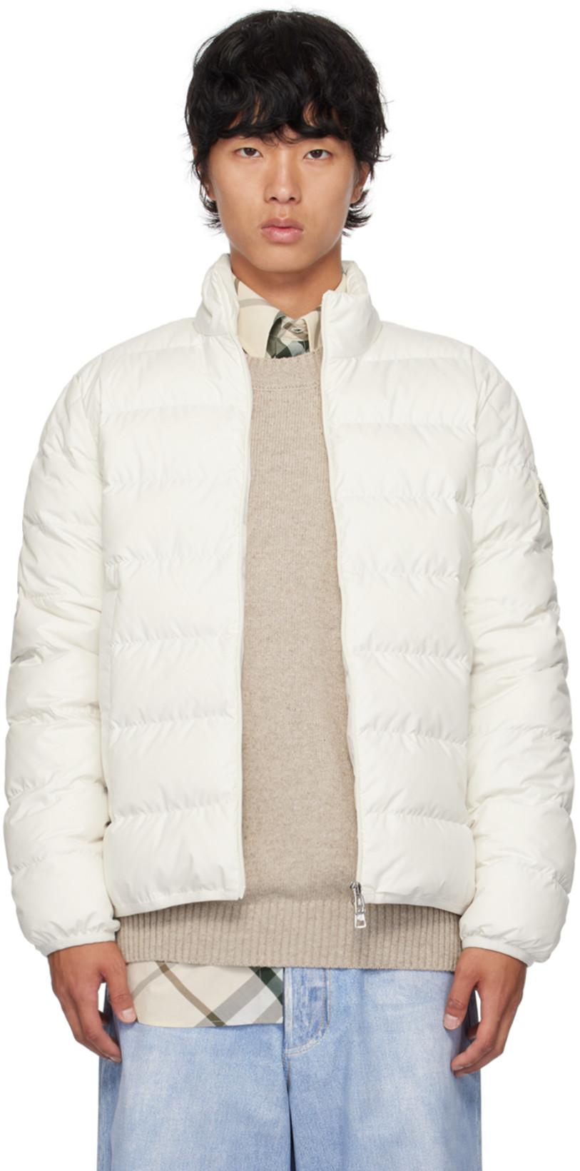 White Baudinet Down Jacket by MONCLER