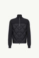 Wool-Cashmere Down Cardigan by MONCLER Wool-Cashmere Down Cardigan by MONCLER